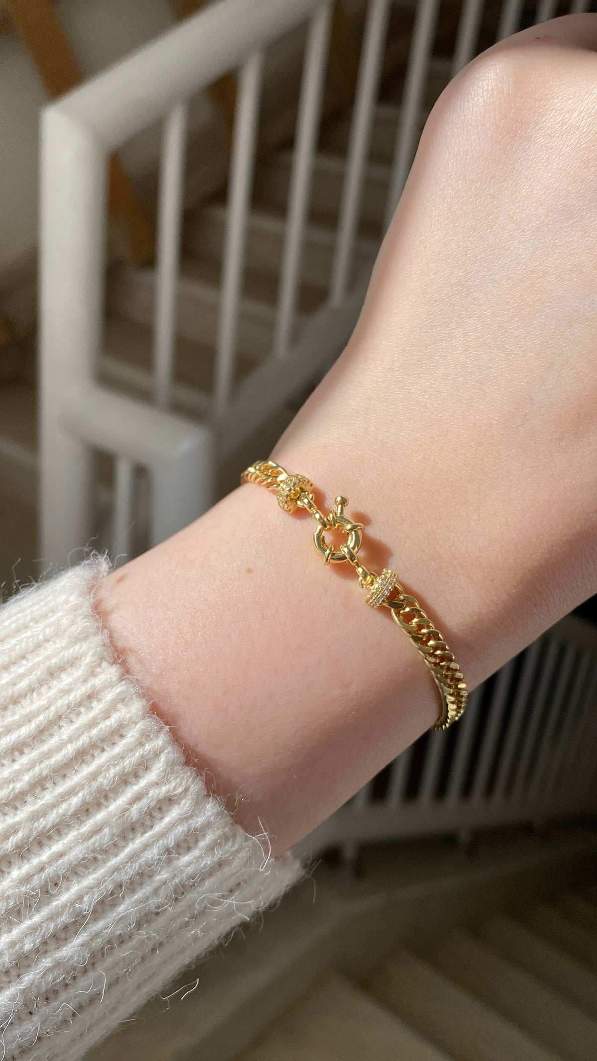 Chain necklace and bracelet