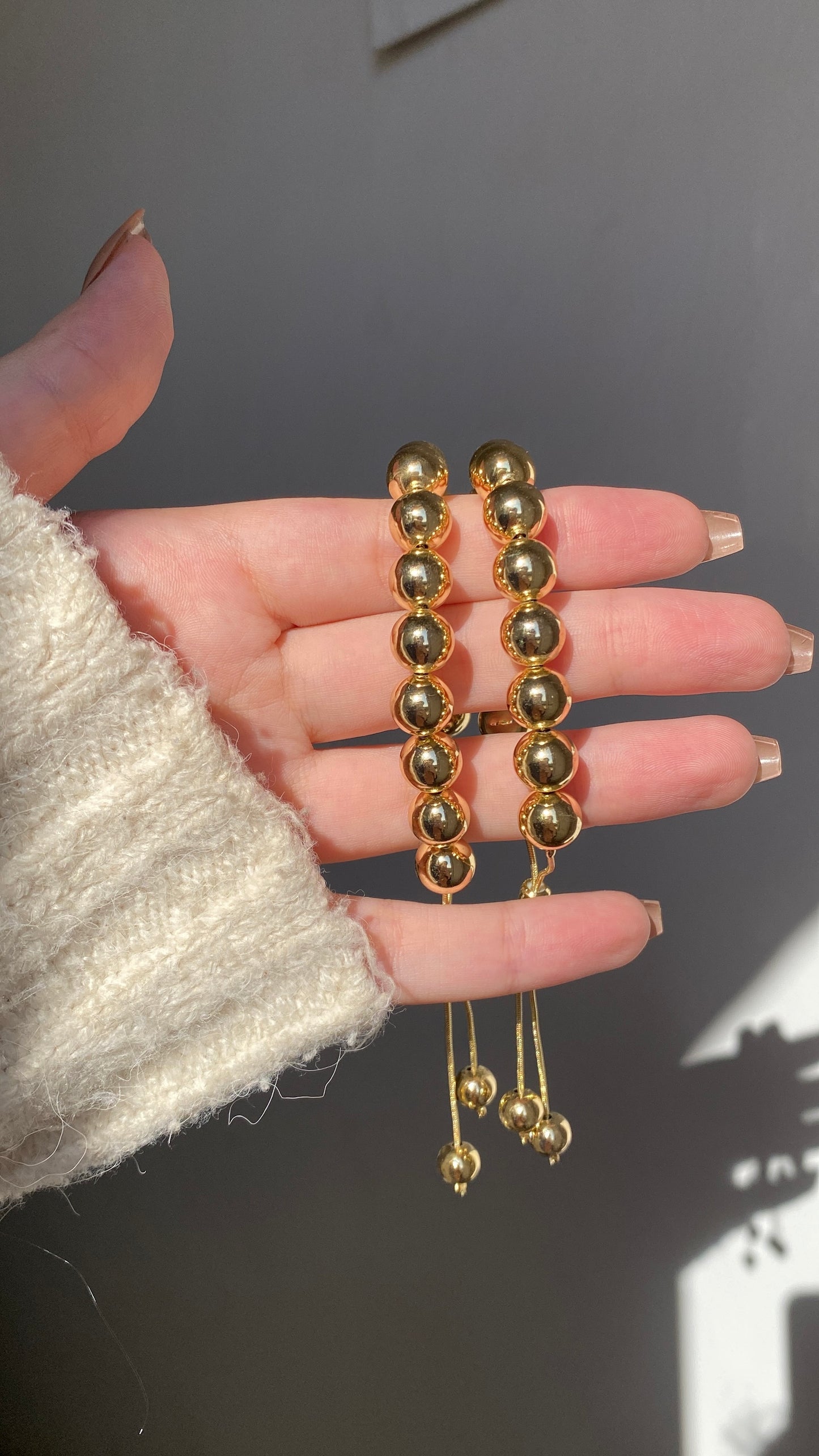 Large beads bracelet