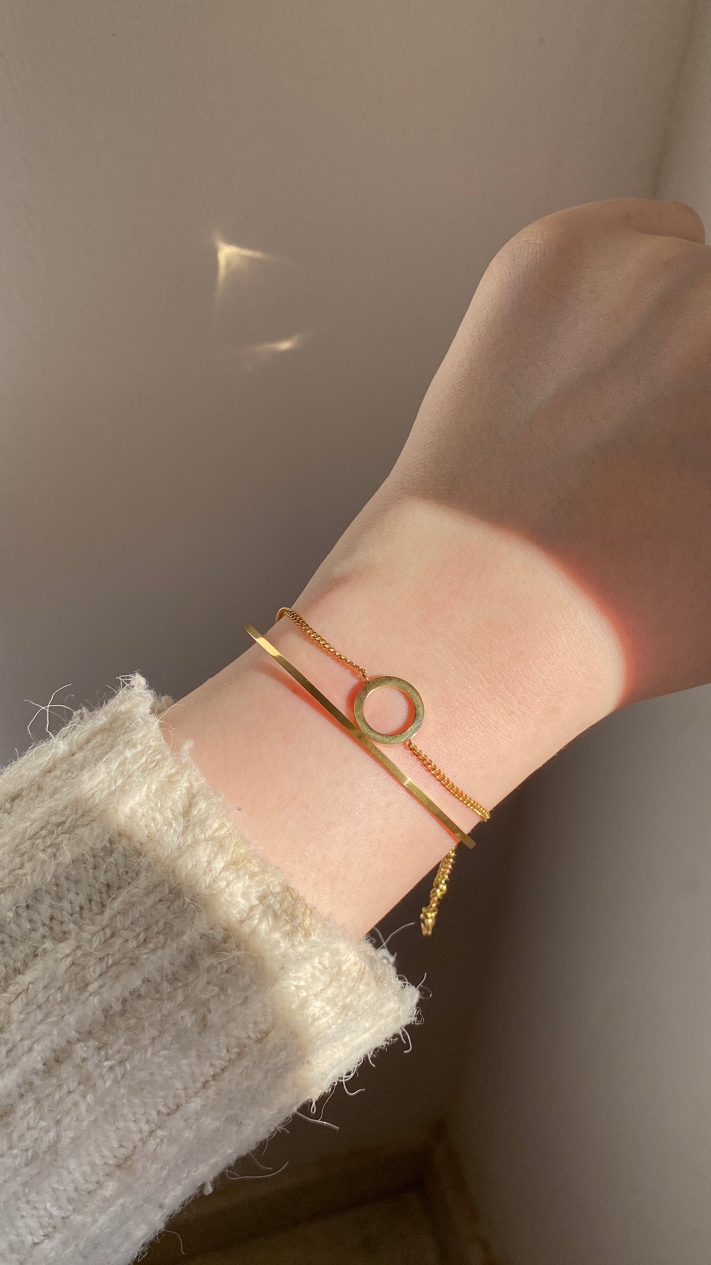Double layer bangle