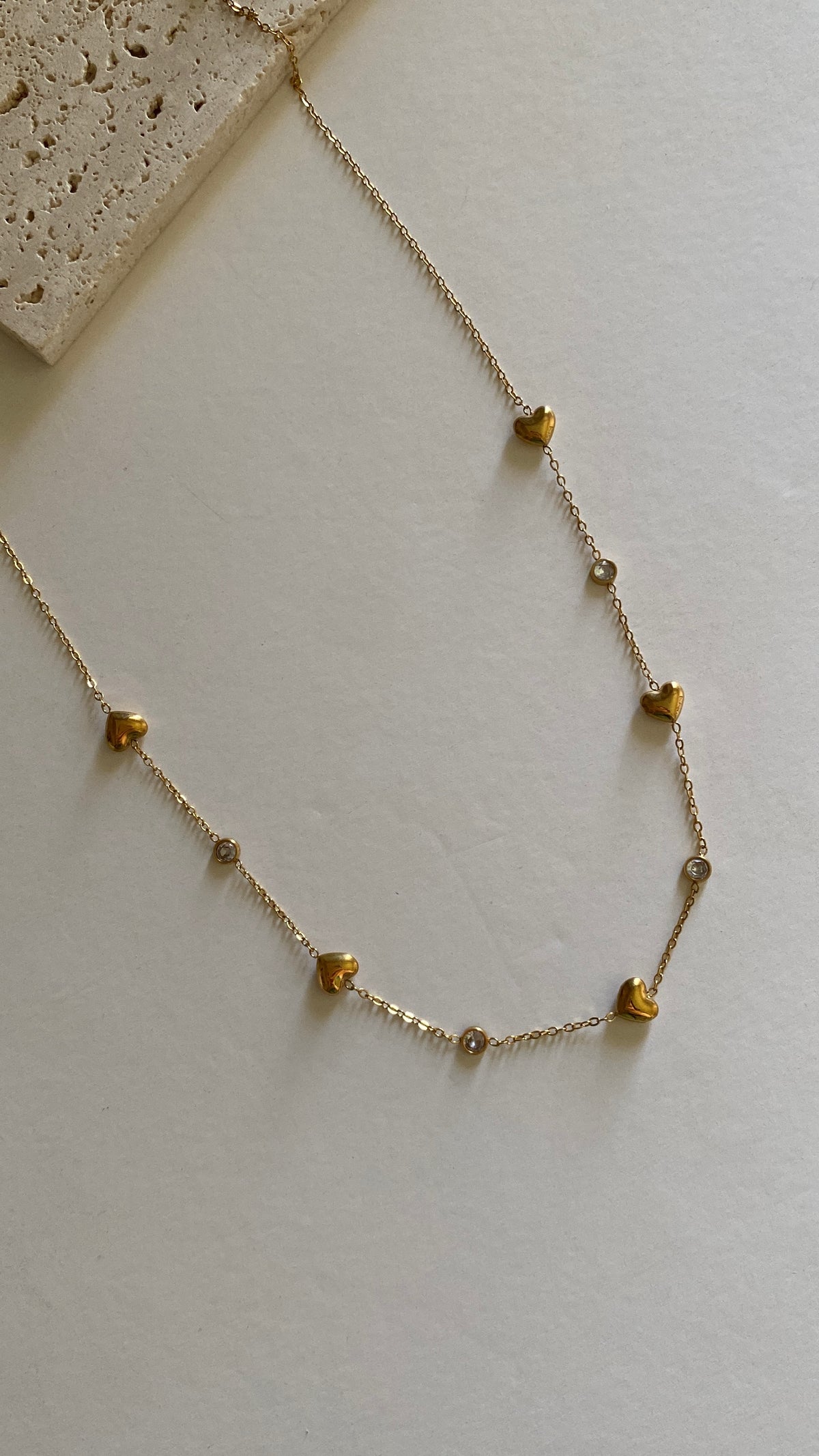 Petite heart necklace
