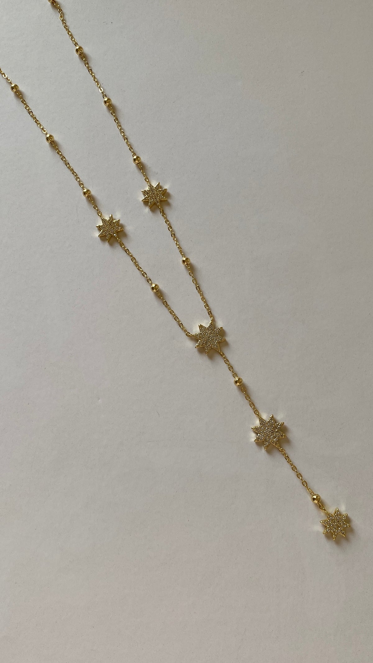 Shooting stars necklace
