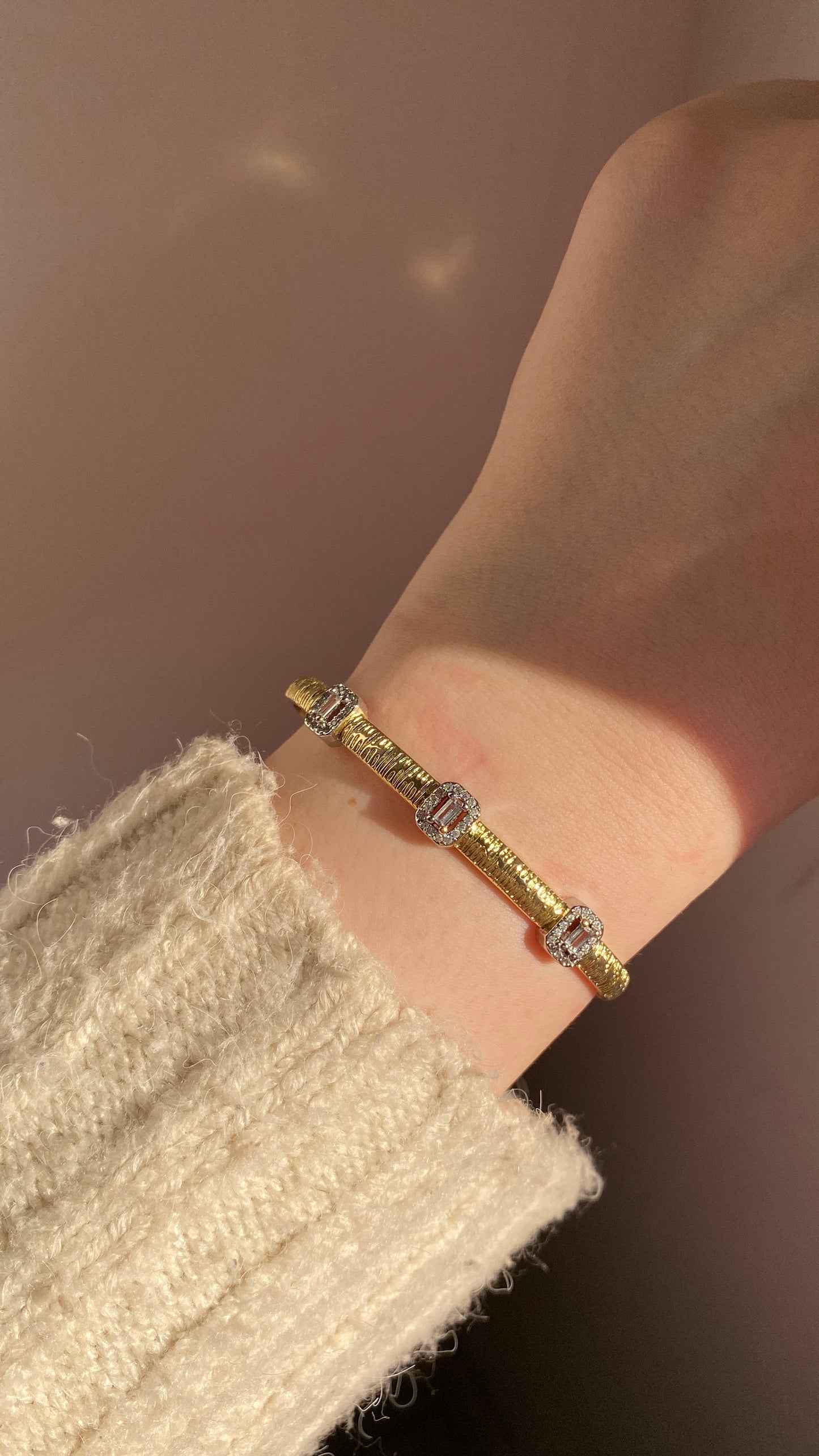 Three square bangle