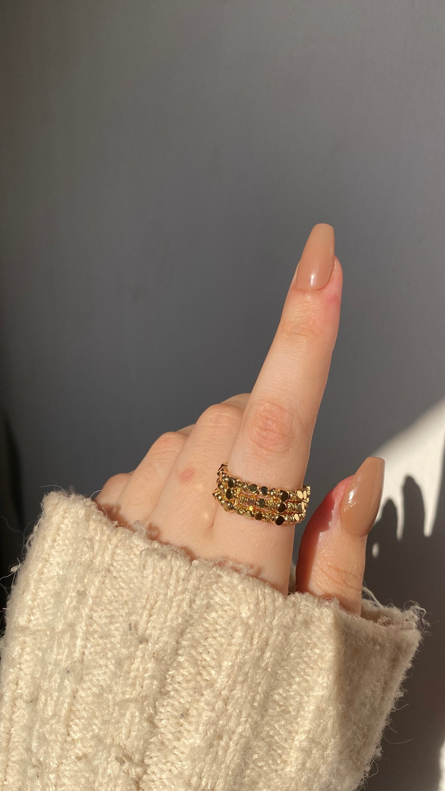 Triple layer ring
