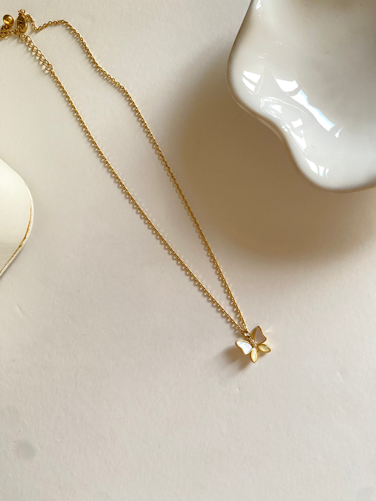 Tiny butterfly necklace