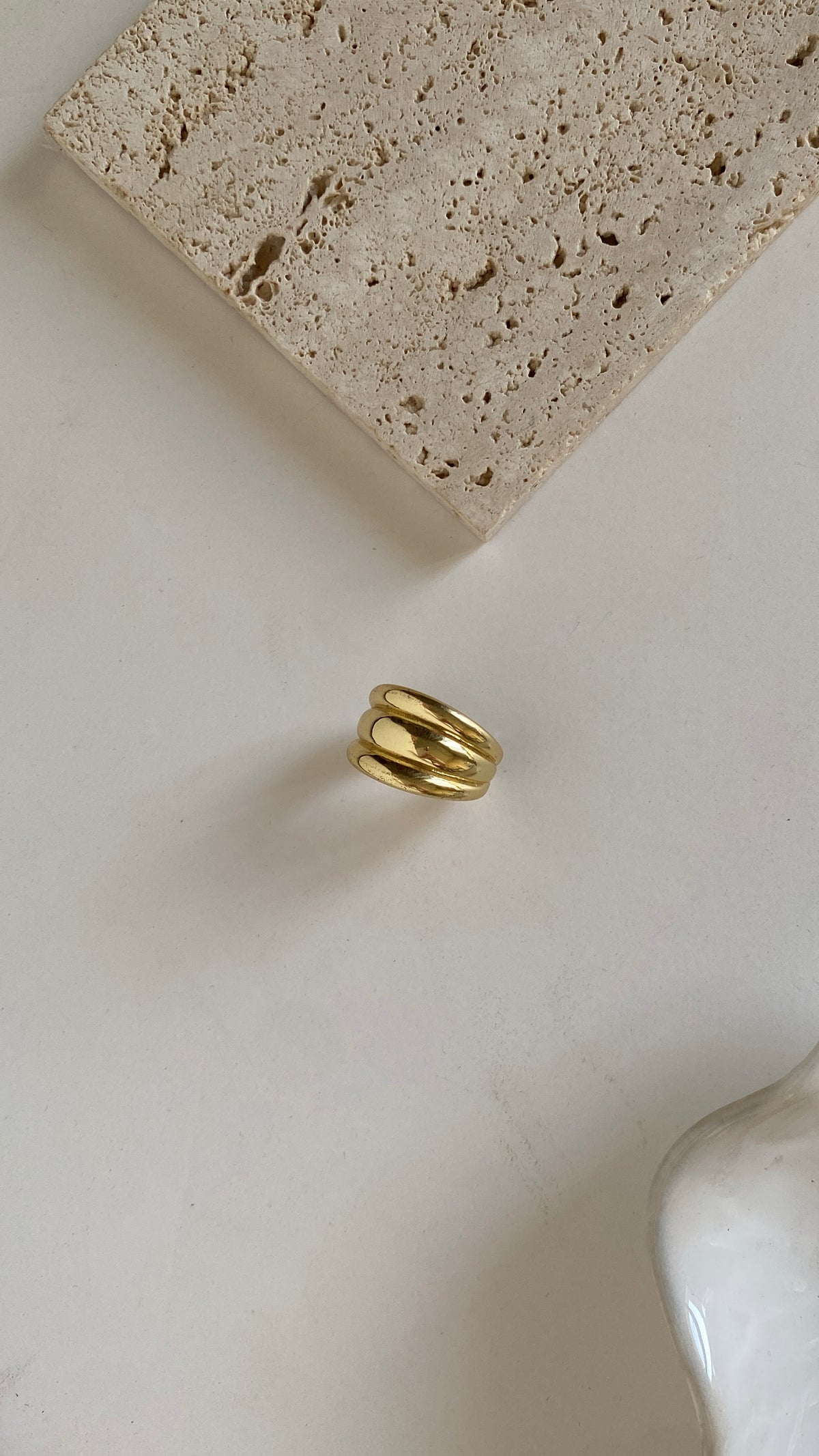 Triple layer ring