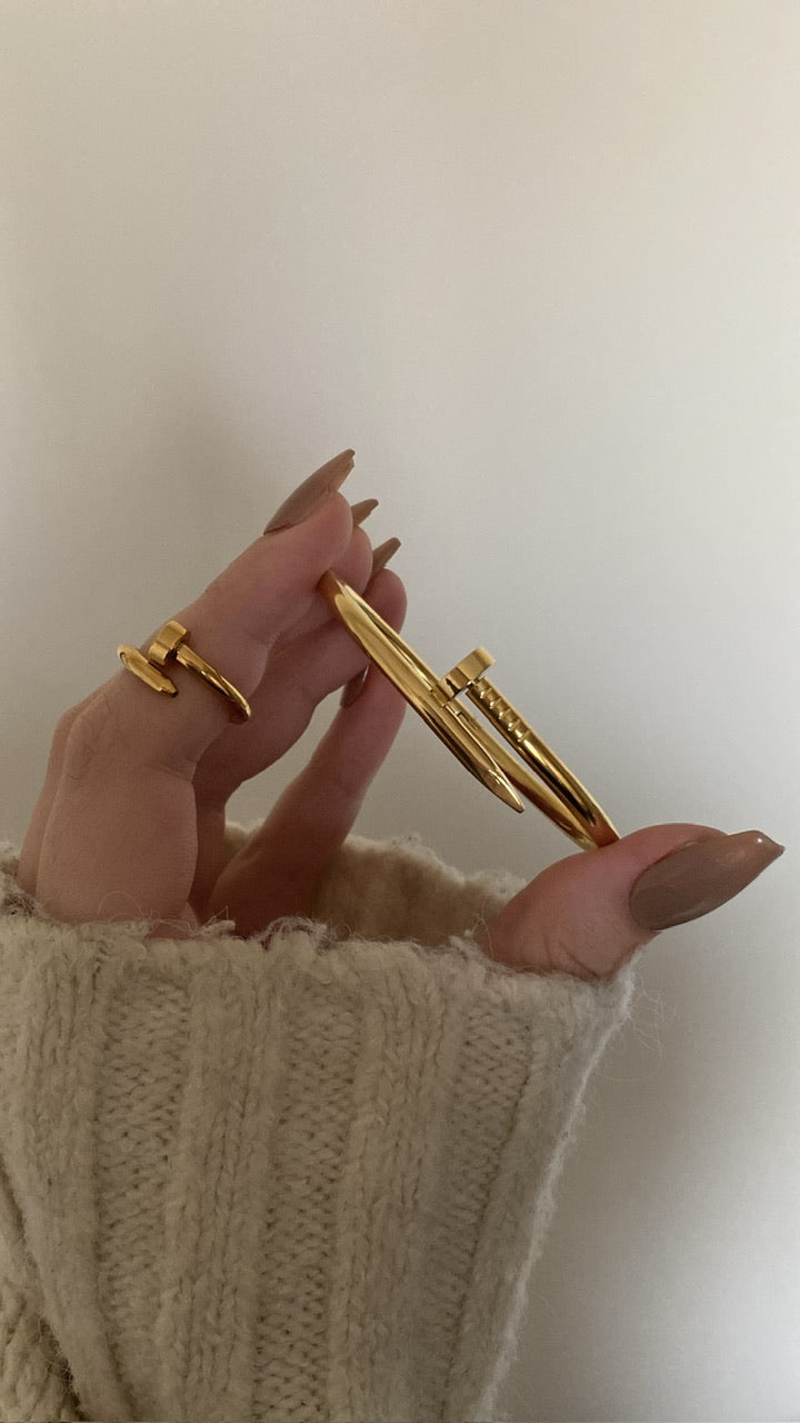 Nail bangle and ring