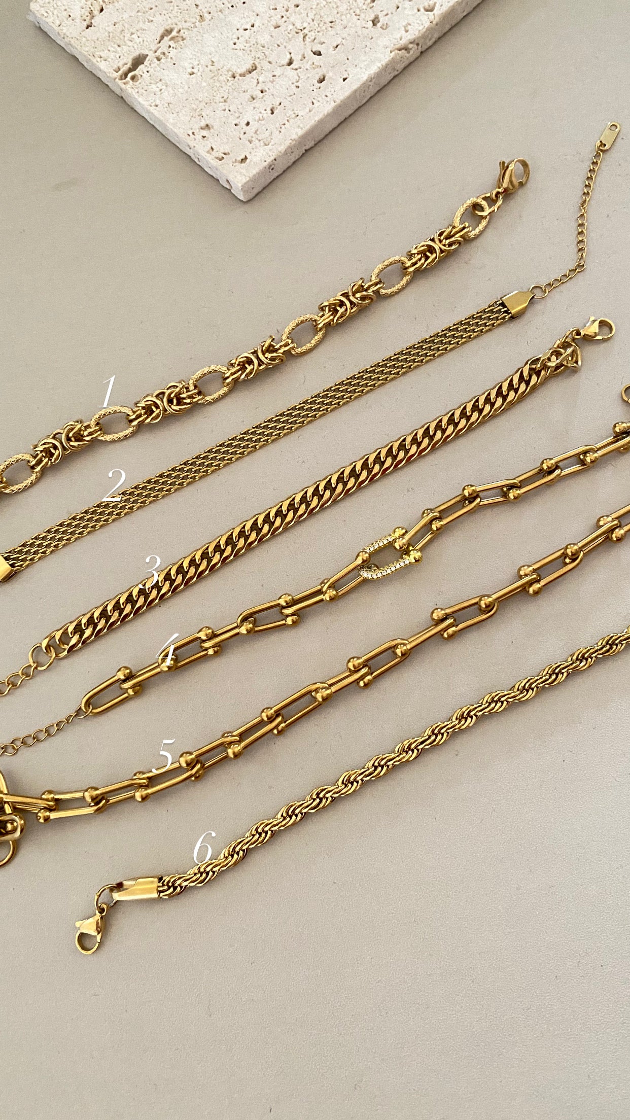 Stainless steel bracelets
