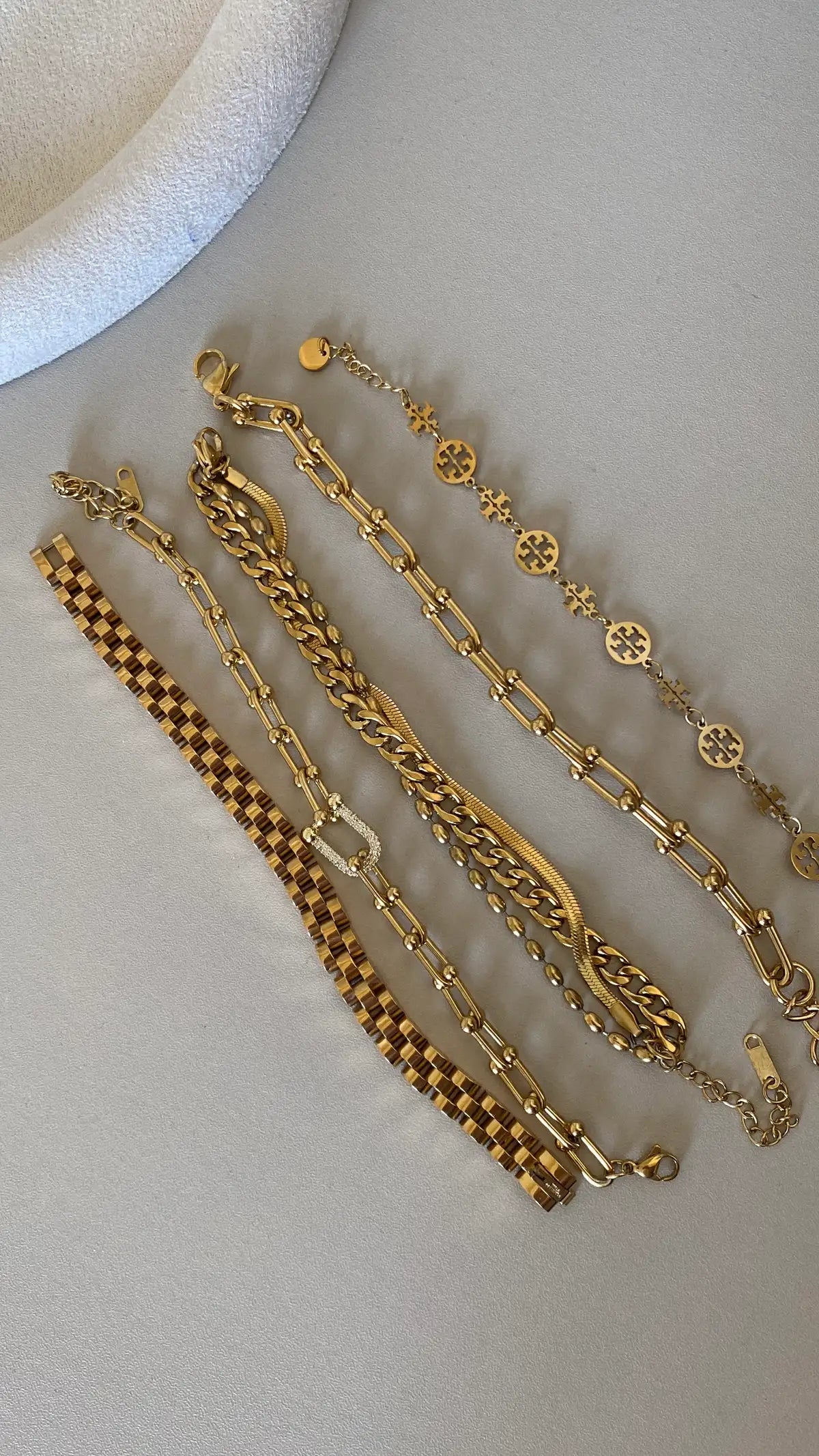 Rolex and tiffany bracelets