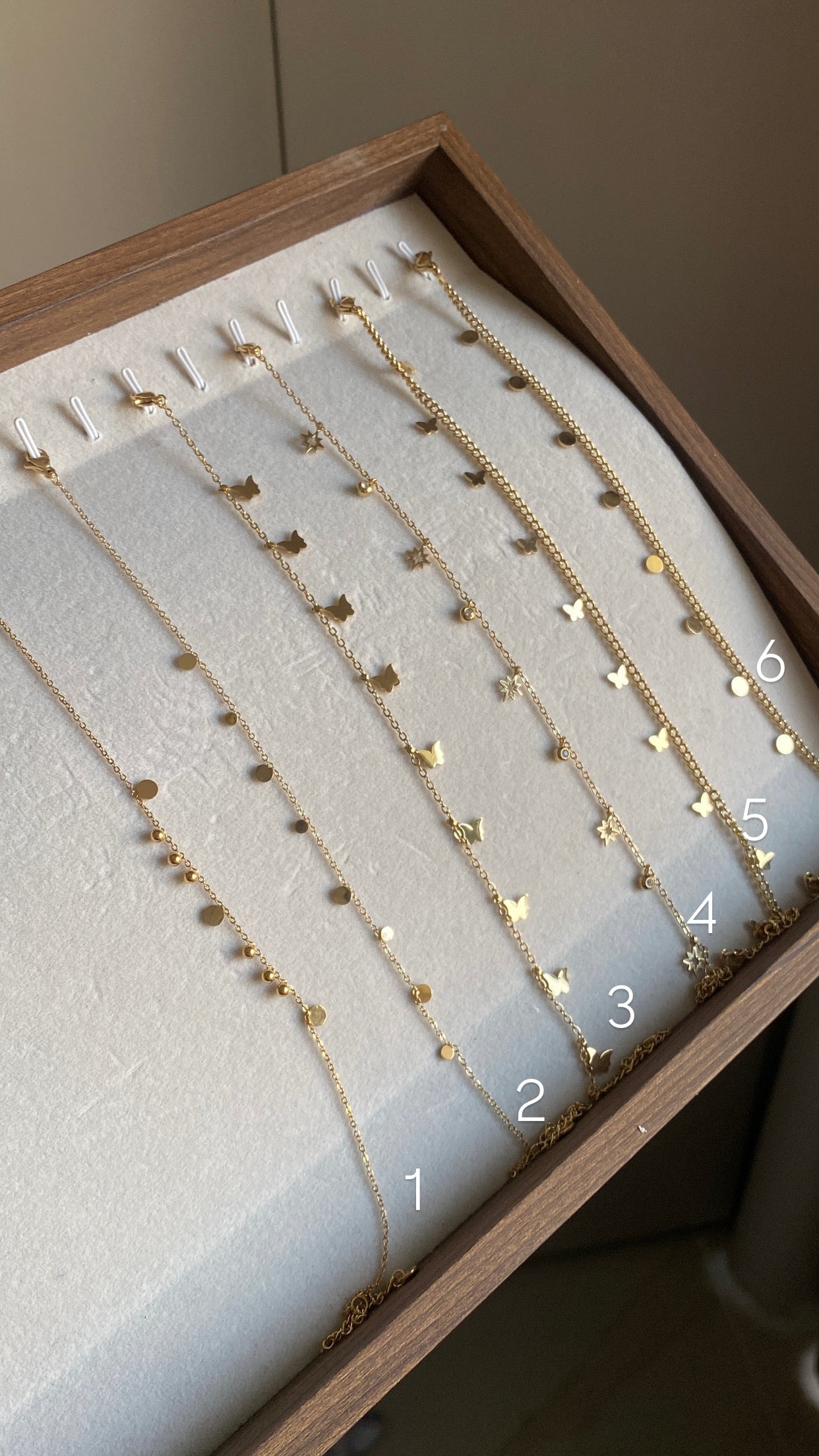 Stainless steel anklets