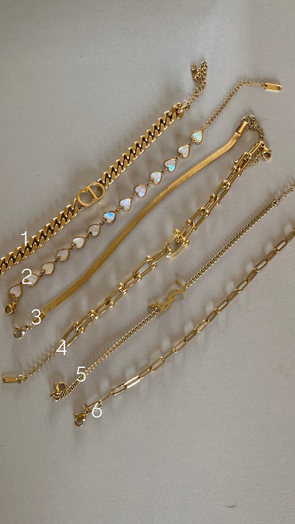 Tiffany and YSL bravelets