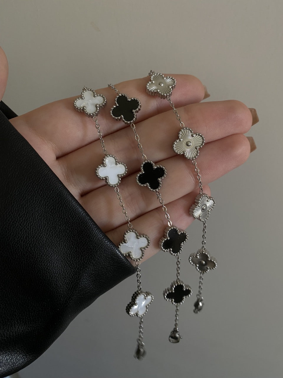 Silver vankleef braclets
