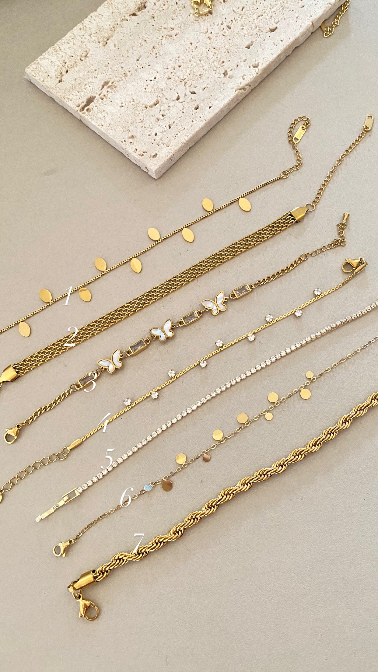 Stainless steel bracelets