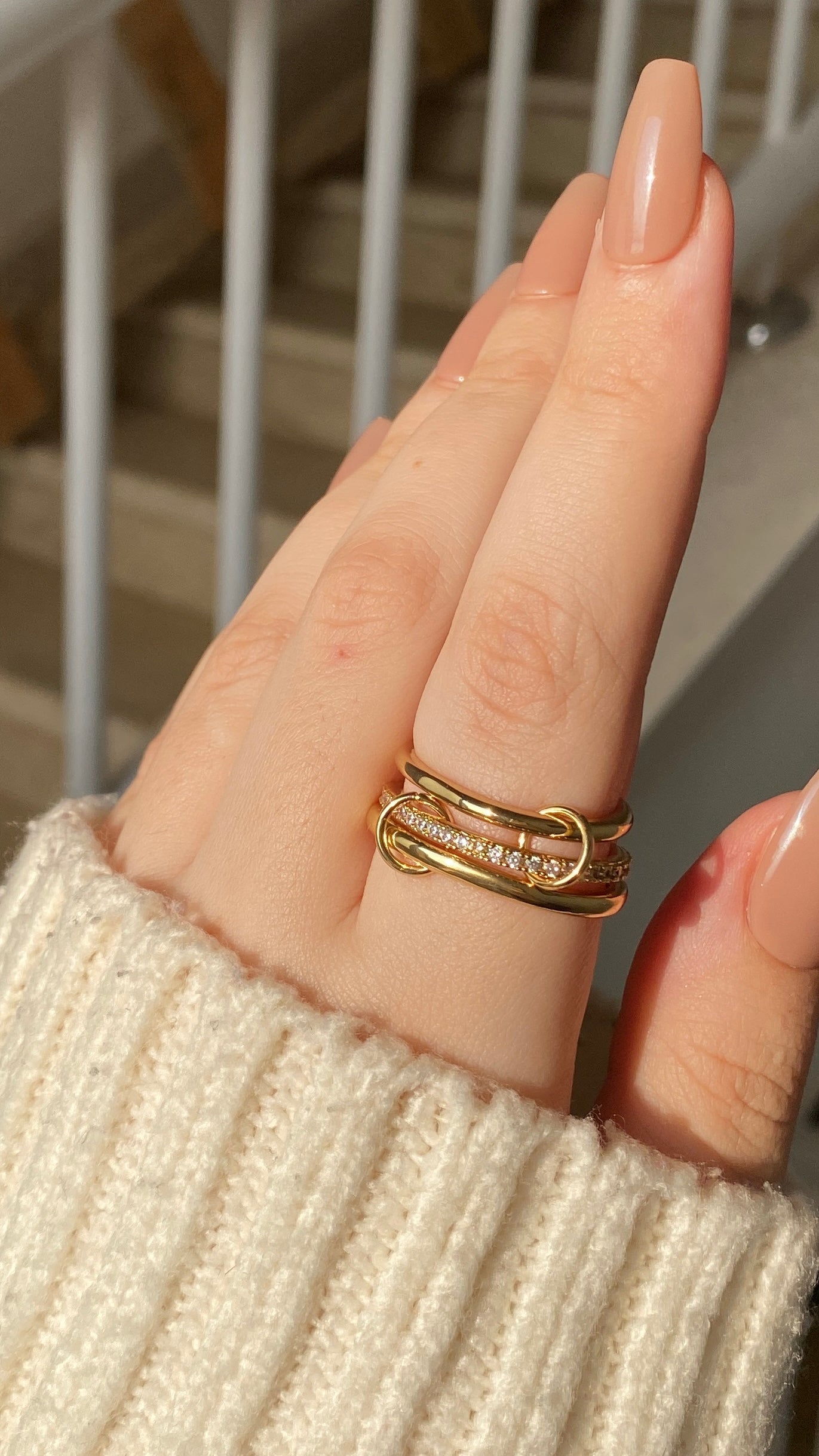 Layered ring