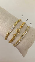 Halo link and tennis bracelets