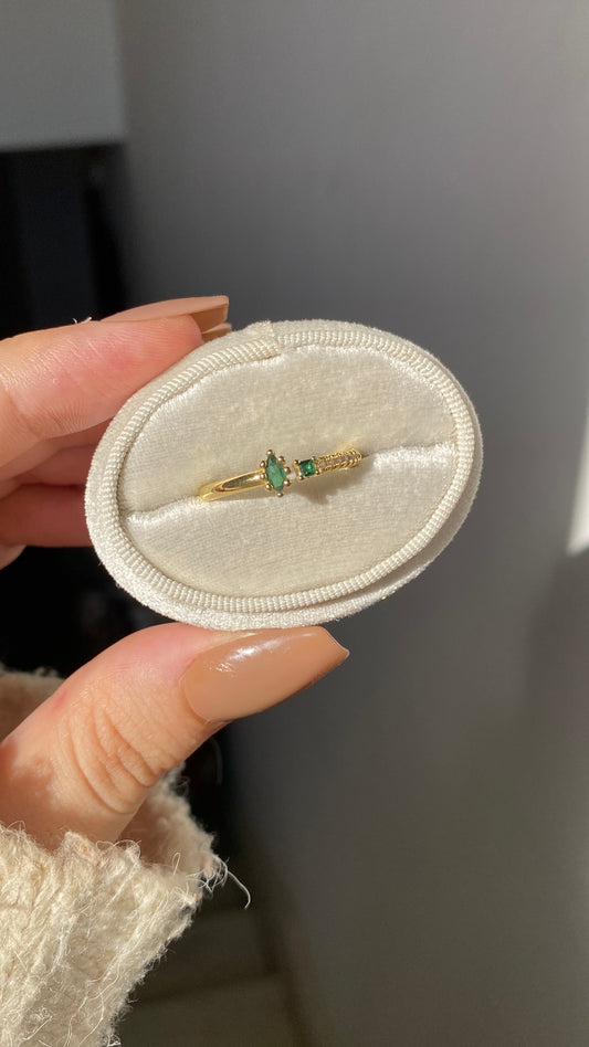 Double stone ring