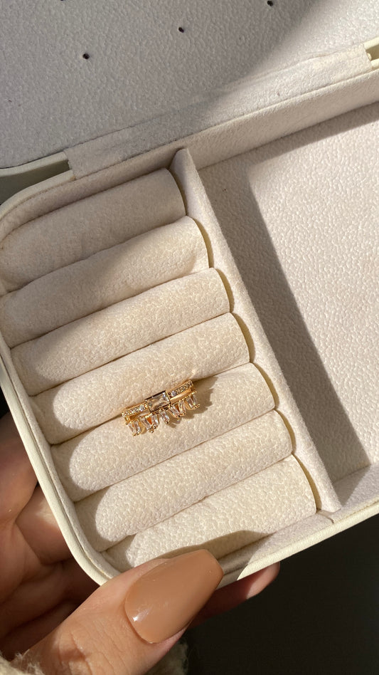 Tennis layered ring