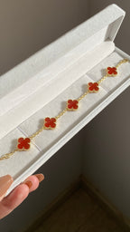 Maroon vaancleef bracelet