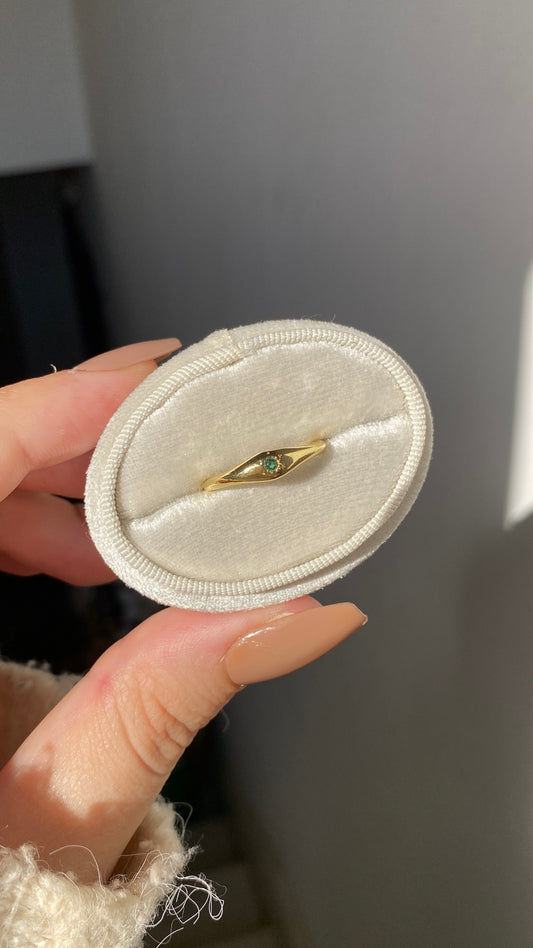 Tiny stone ring