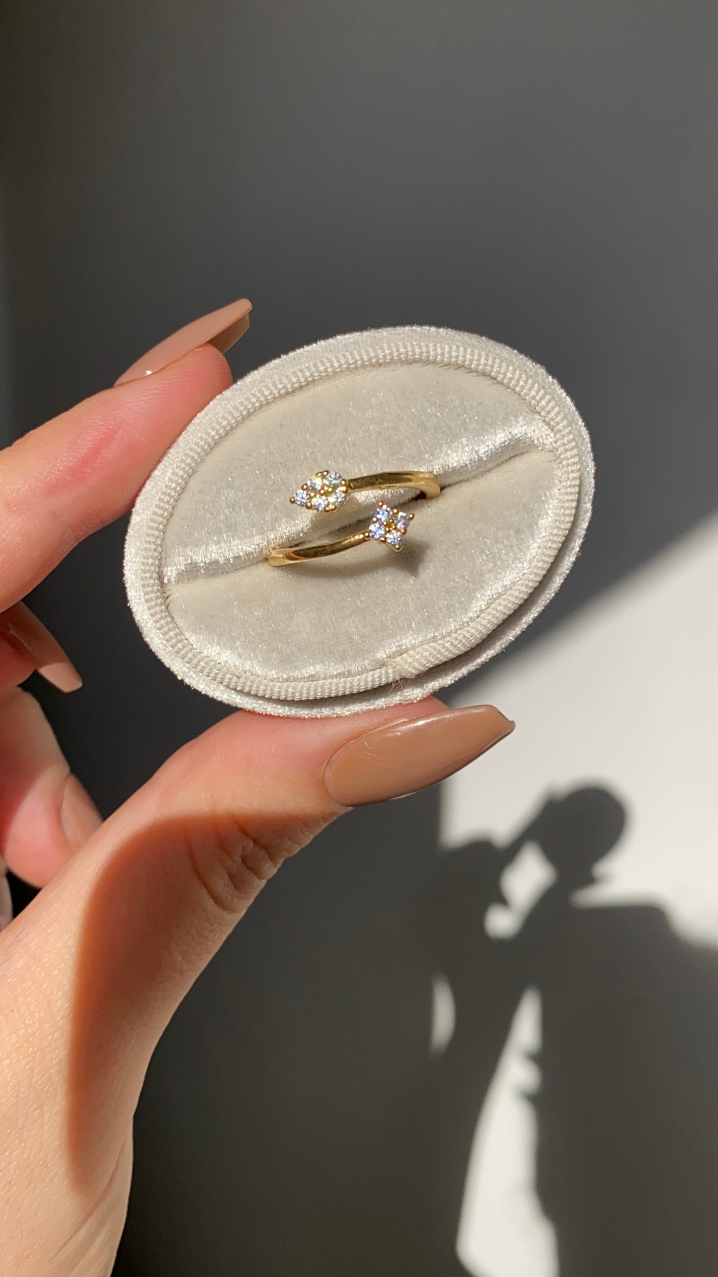 Double stone ring