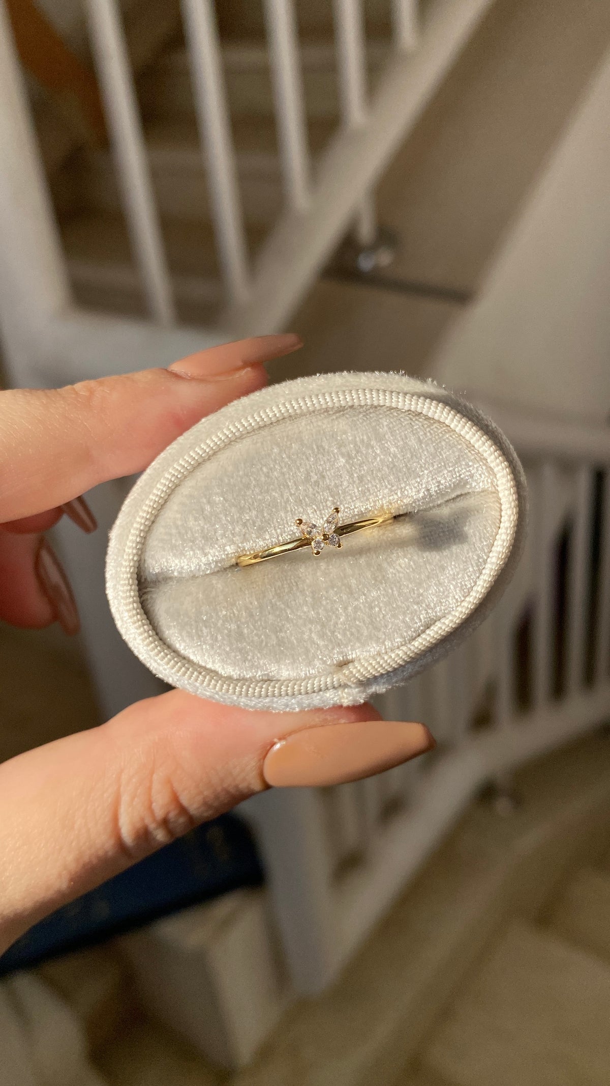 Petite butterfly ring