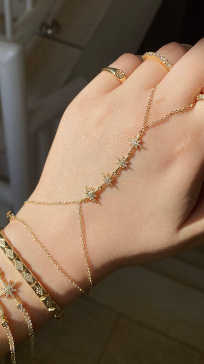 Four stars handchain stacking