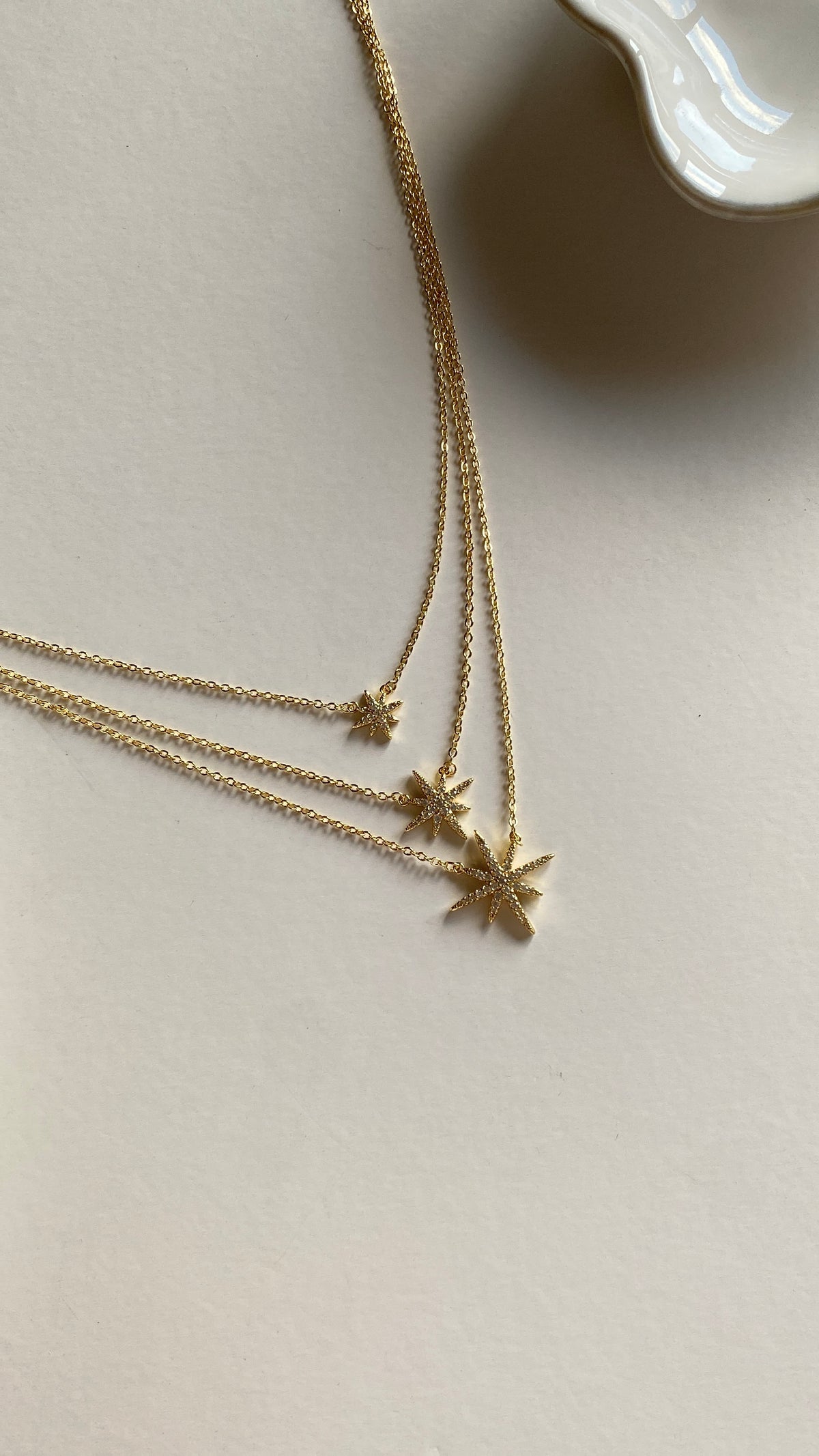 Three stars necklace
