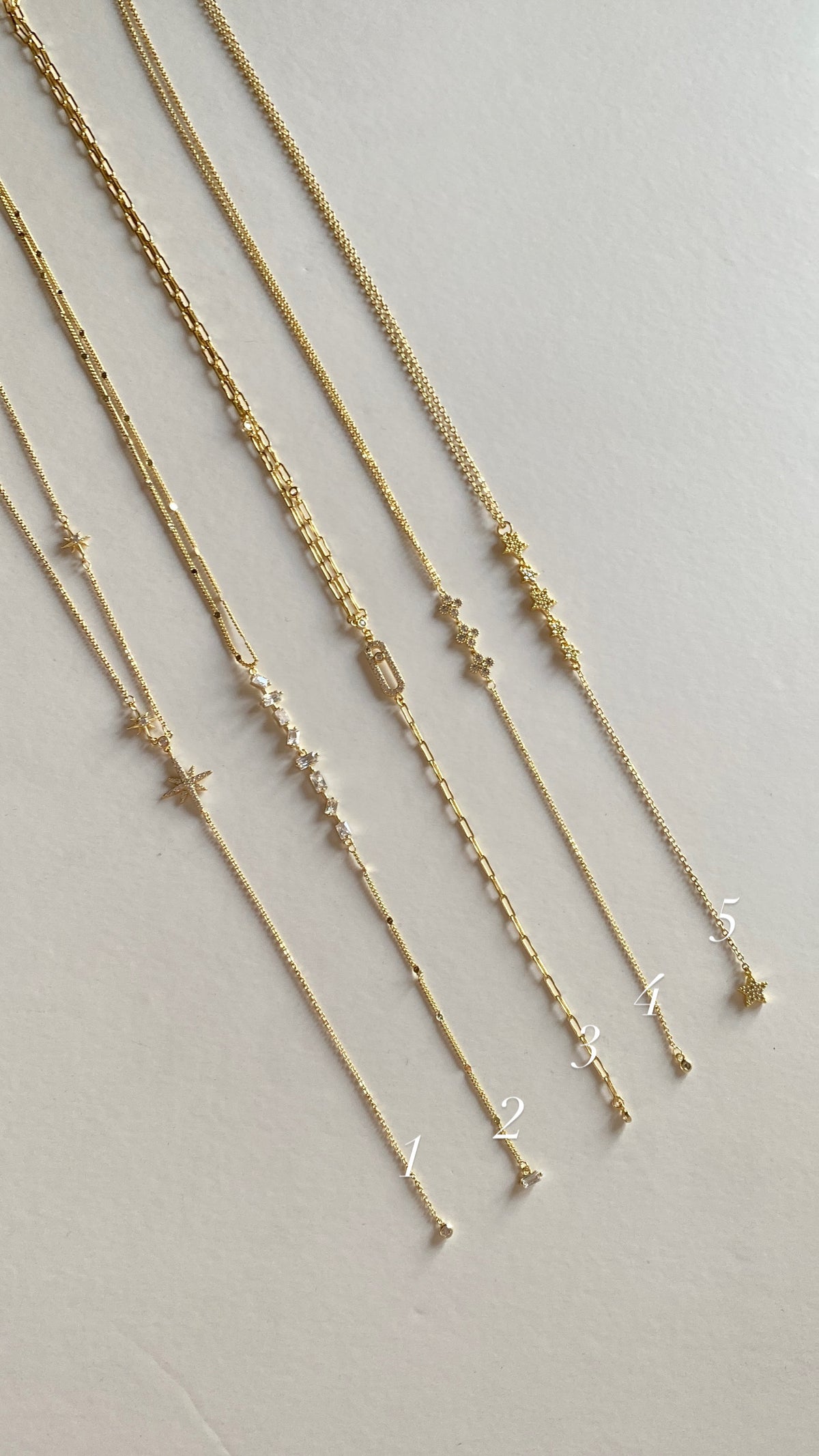 Drop necklaces