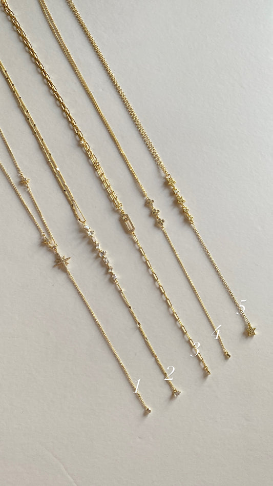 Drop necklaces