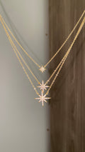 Three stars necklace