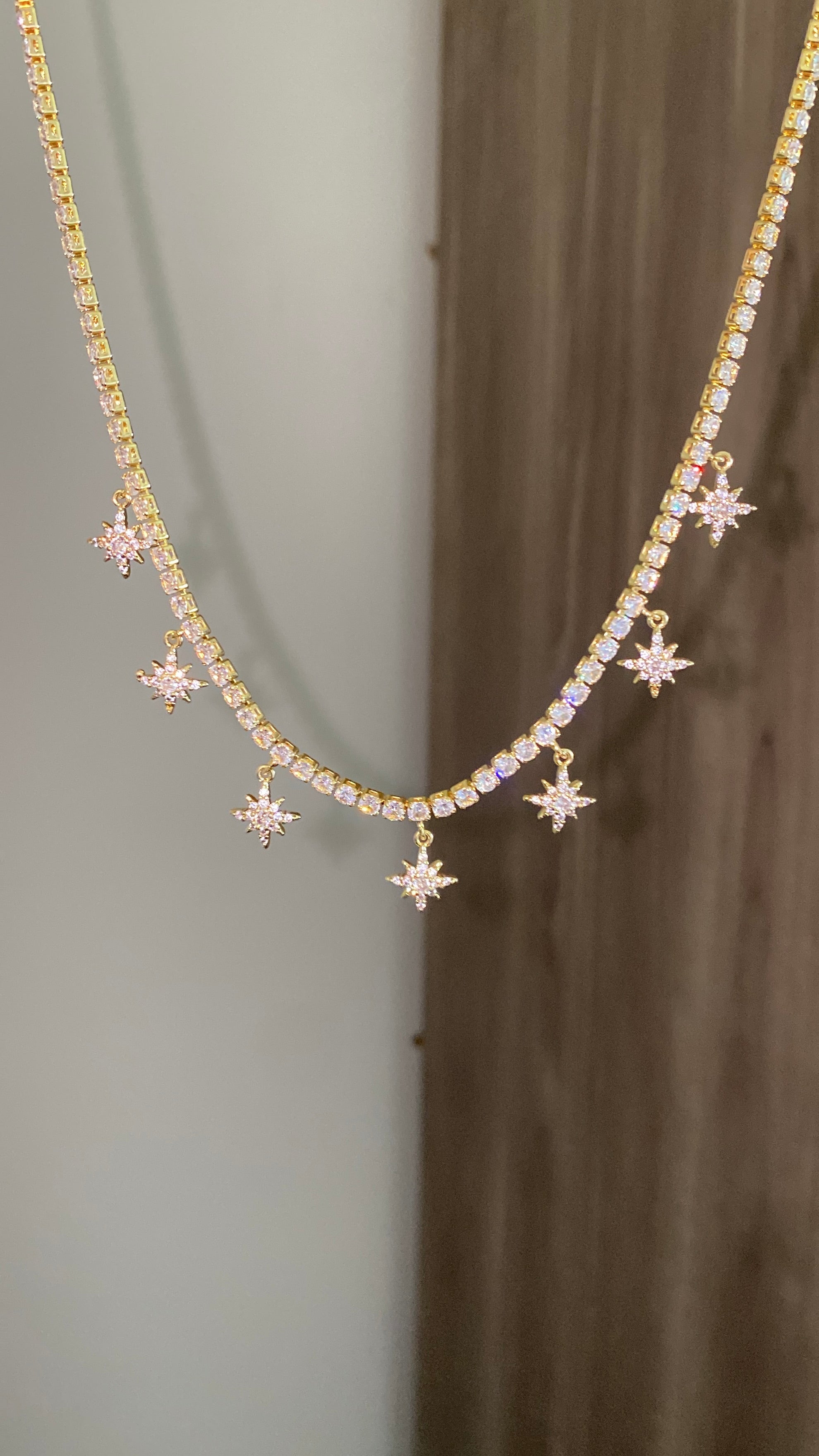 Eternity stars necklace
