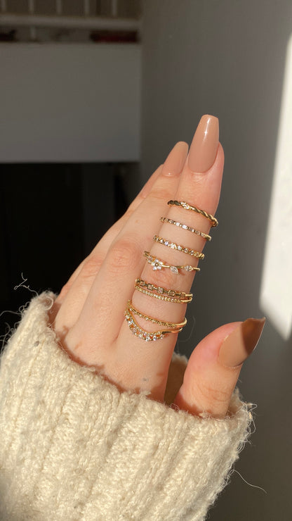 Flower and twisted rings