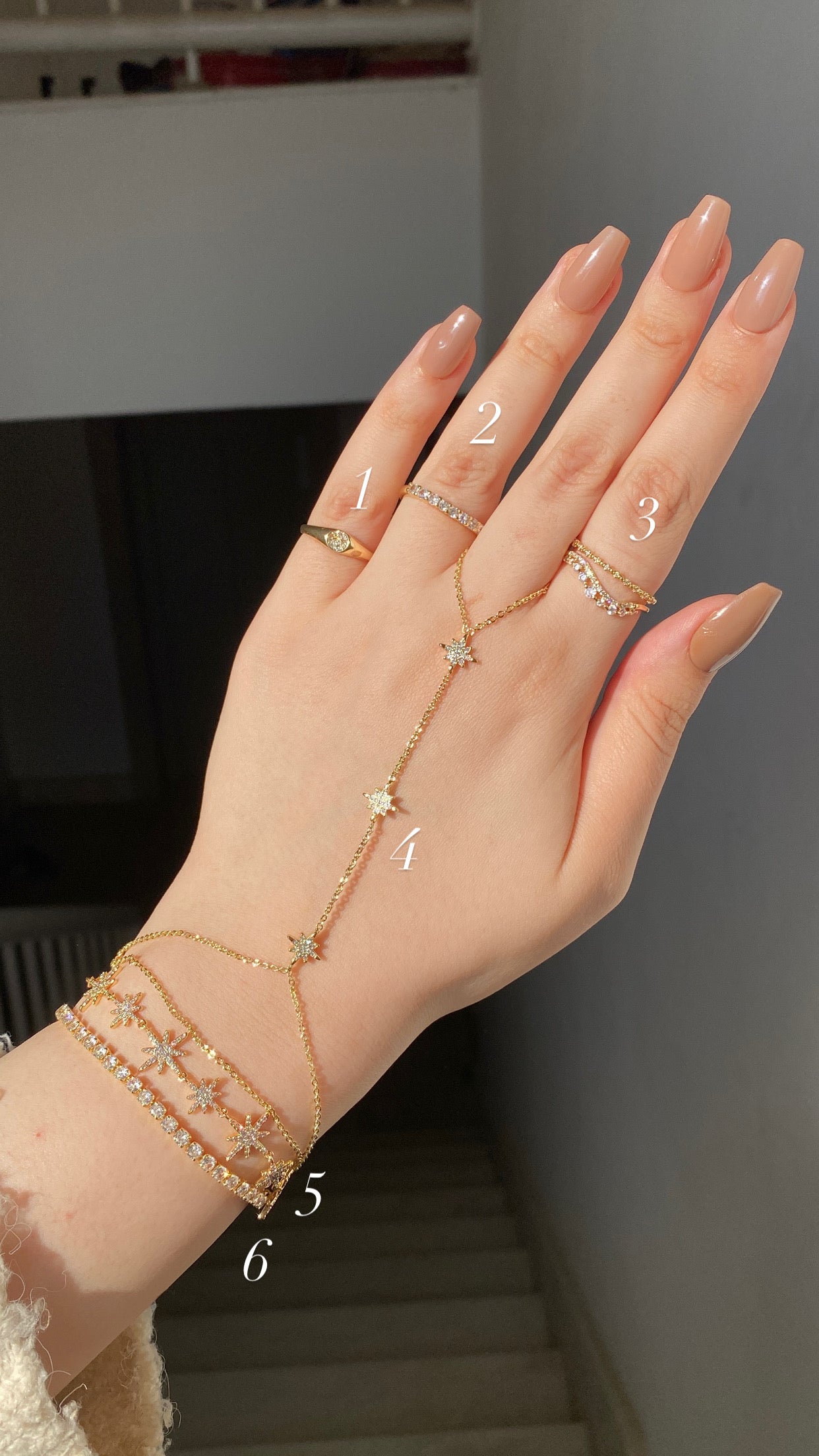 Triple star stacking