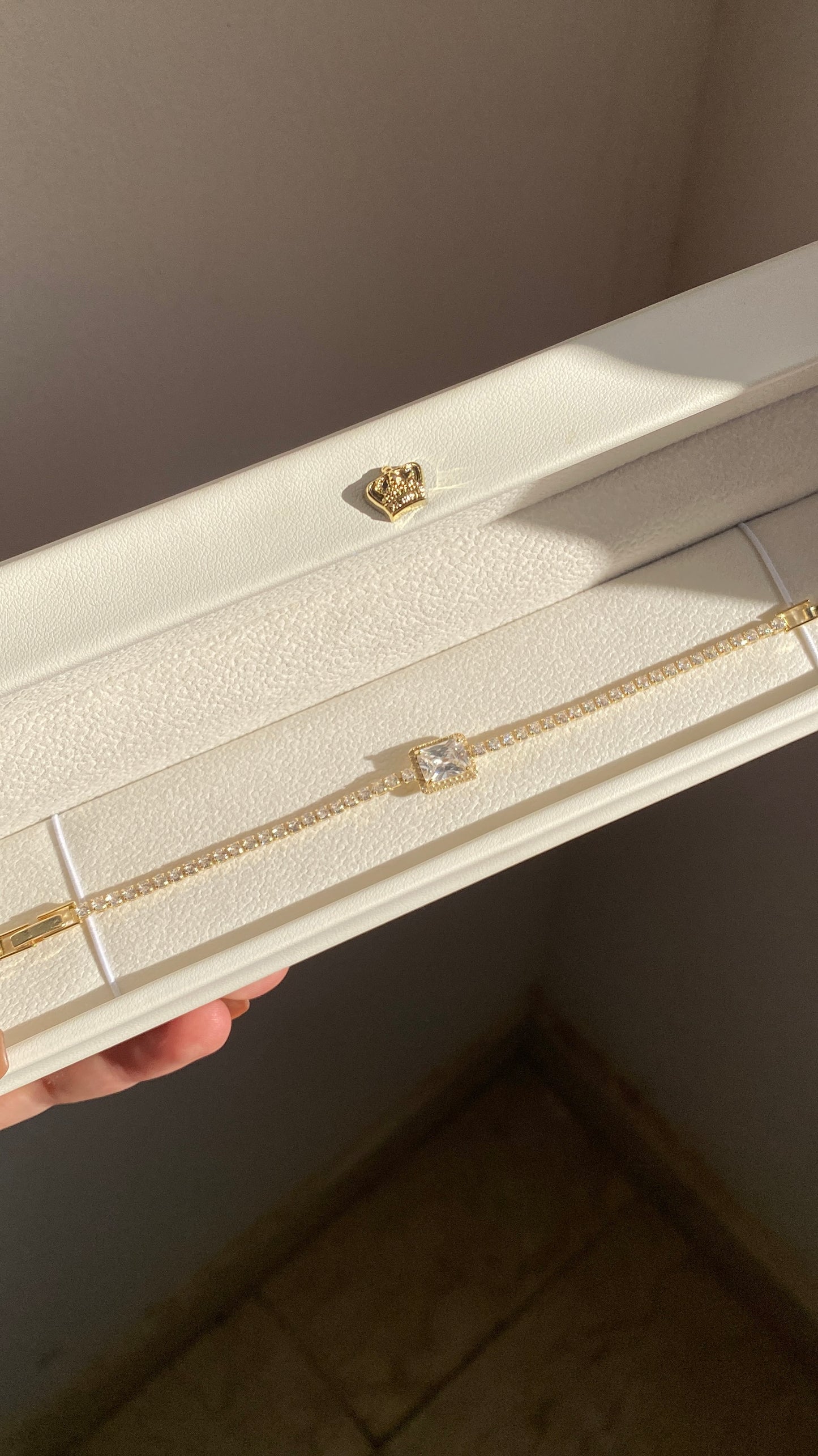 Square diamond bracelet