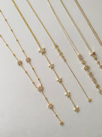 Stars drop necklaces