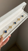 Shiny blue bracelet