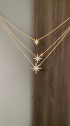 Three stars necklace