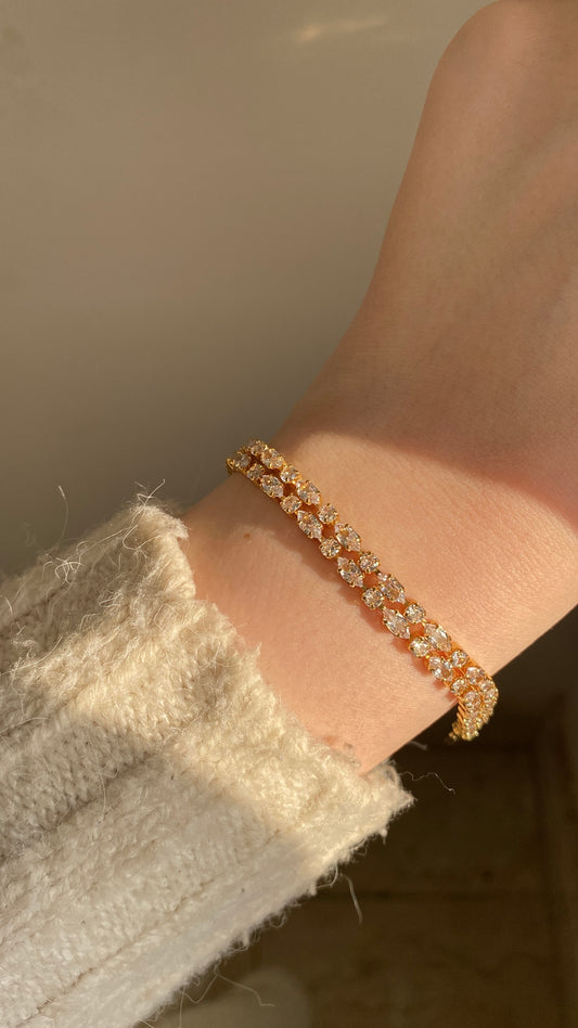 Double tennis bracelet