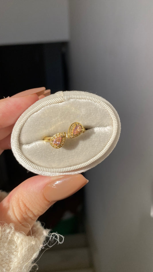 Double pink ring