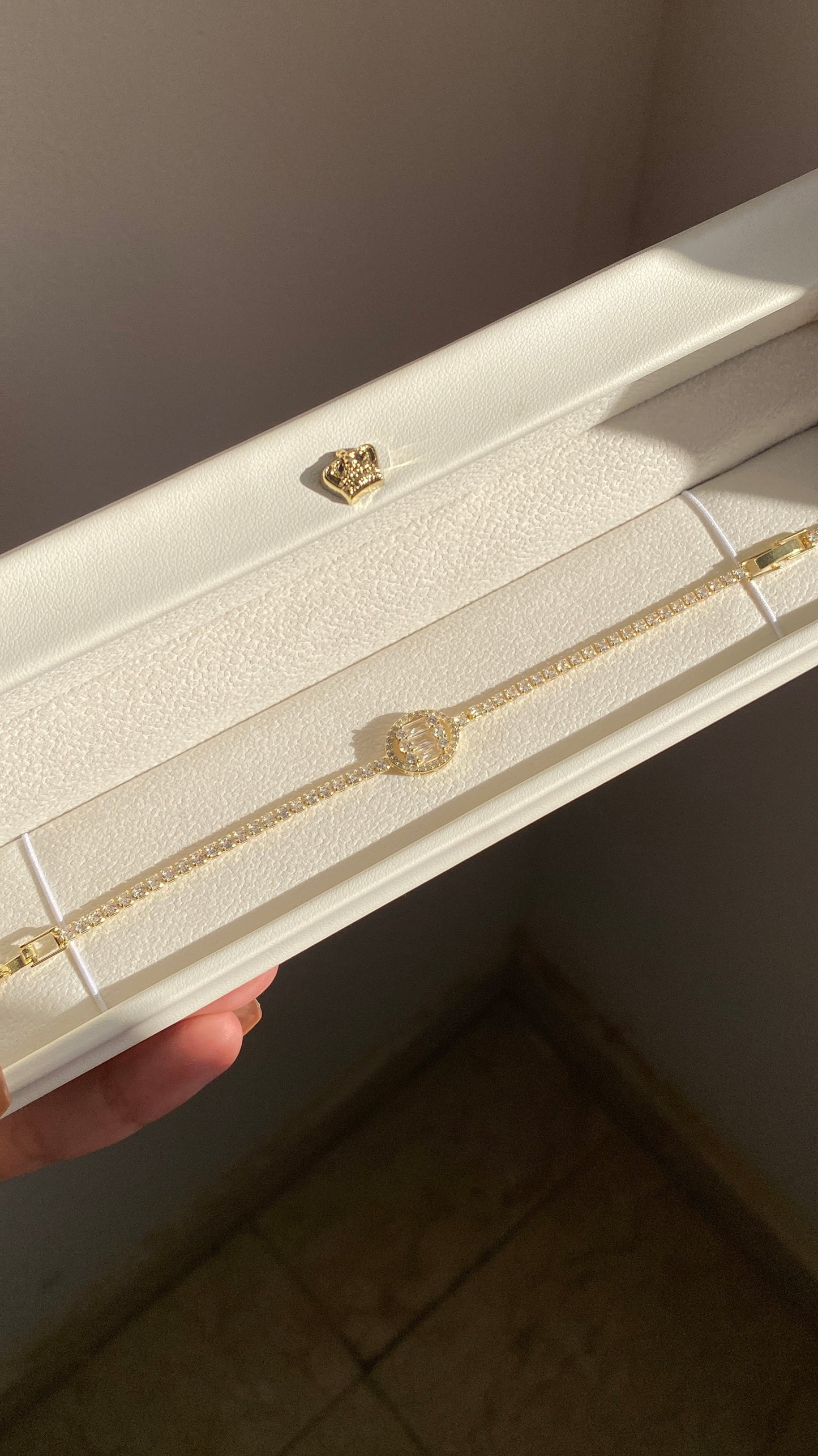 Oval baguette bracelet