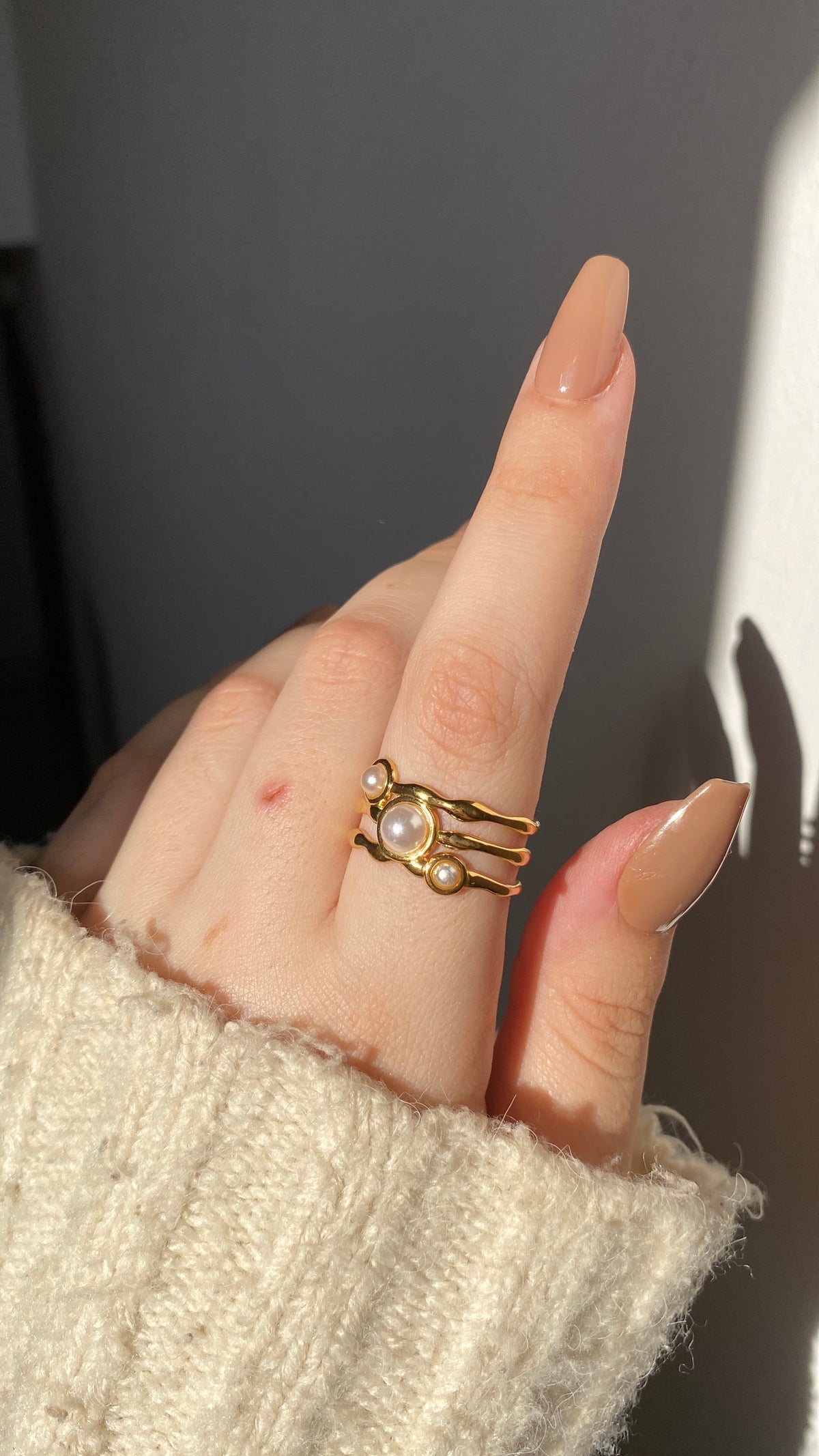 Pearls ring