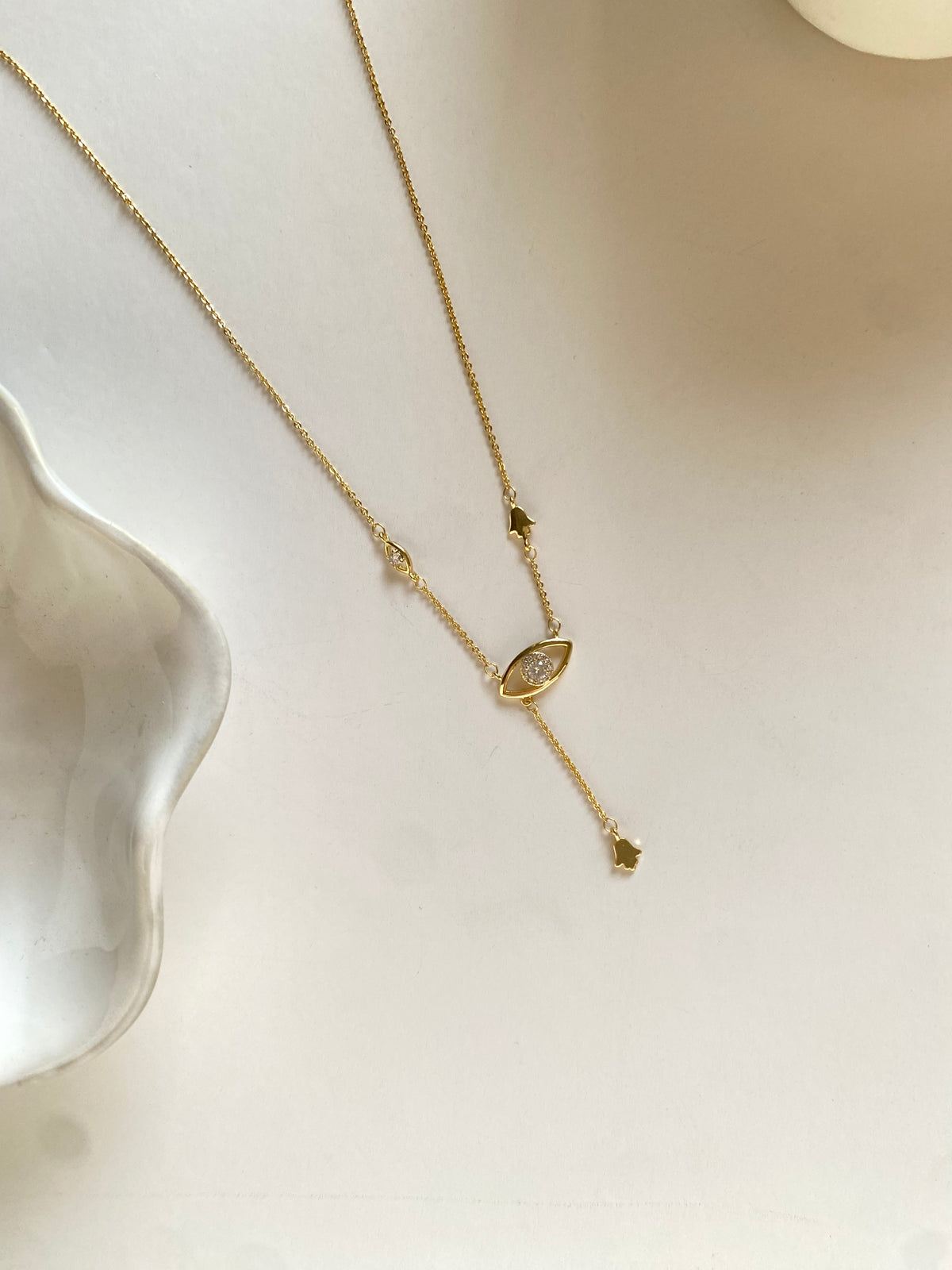 Evil eye necklace