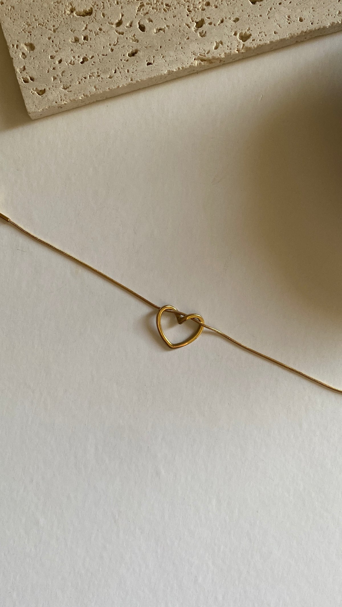 Hollow heart bracelet