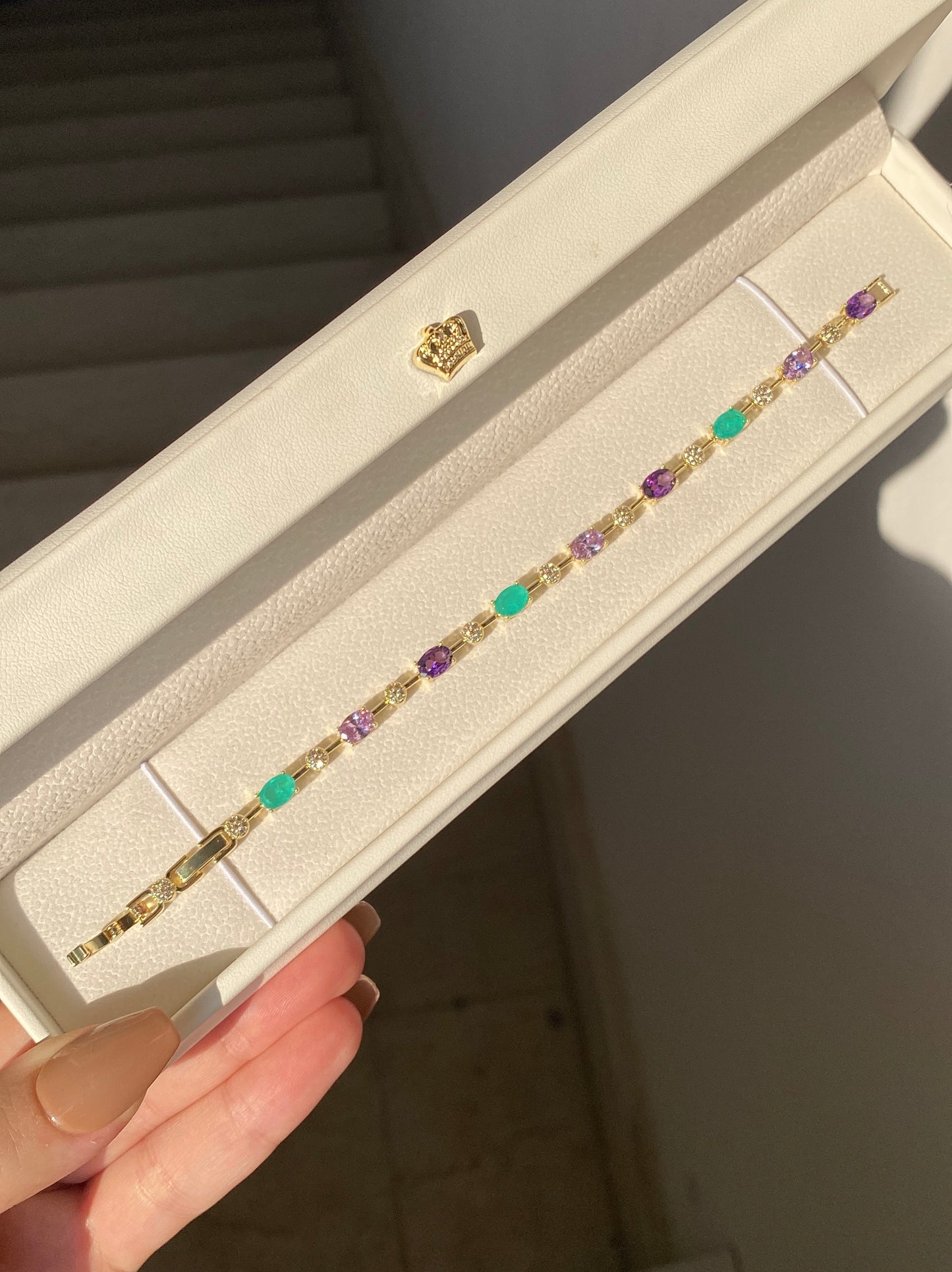 Liliac garden bracelet