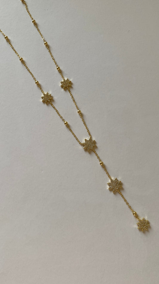 Shooting stars necklace