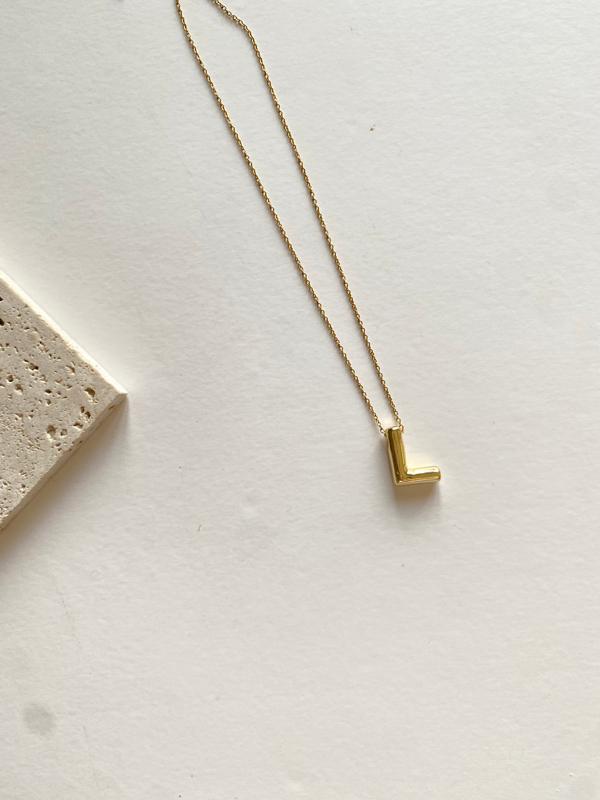 L necklace