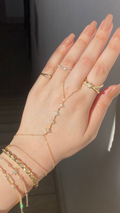 Four stars handchain stacking