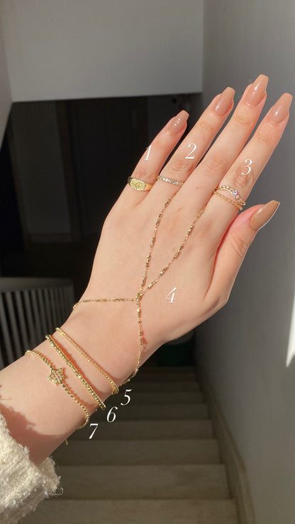 Handchain stack