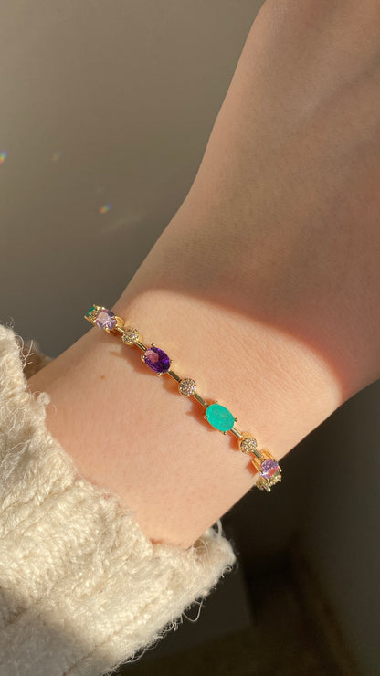 Liliac garden bracelet