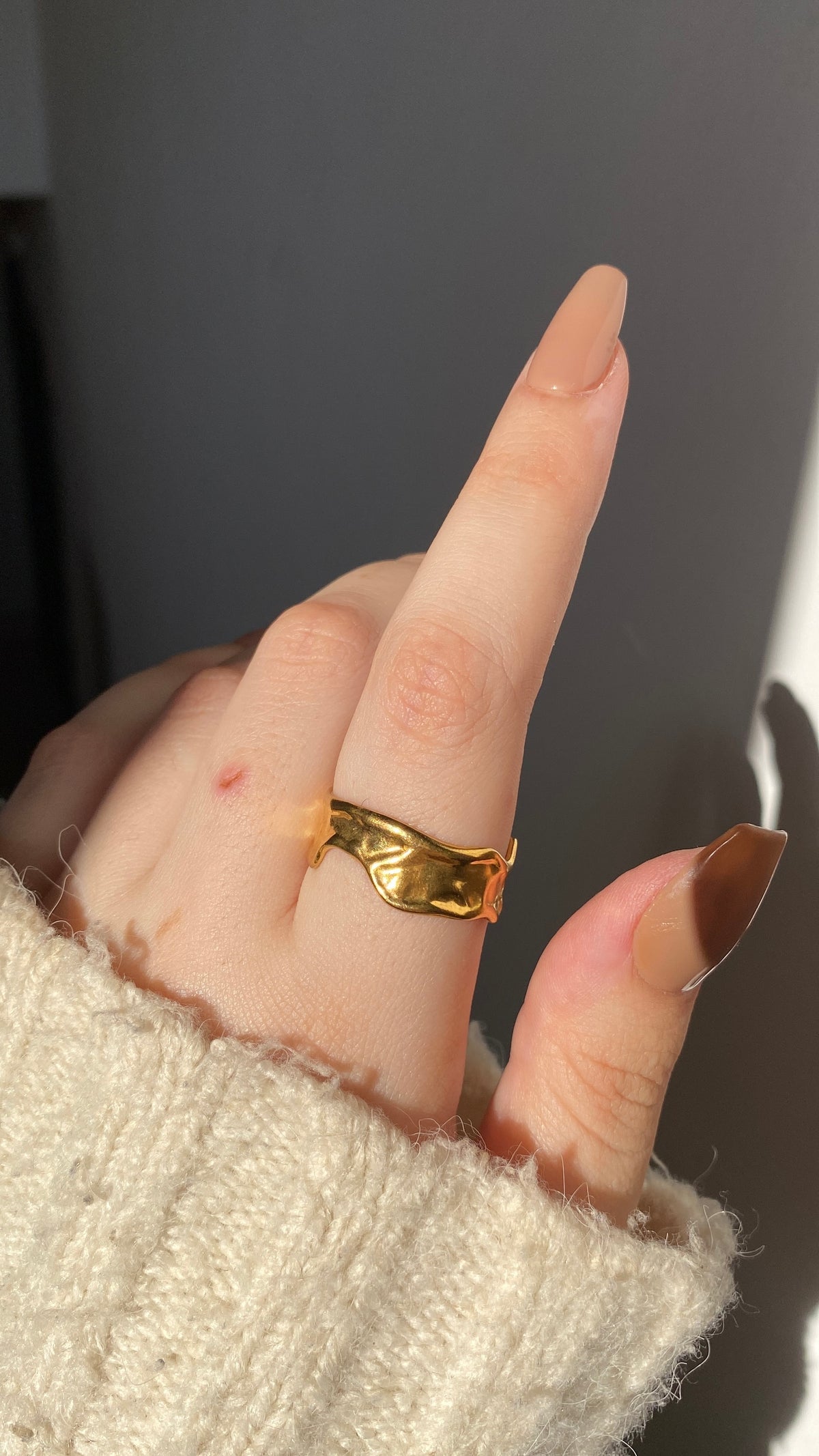 Dented ring