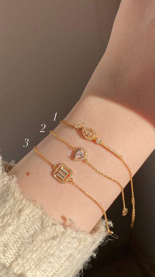 Diamond design bracelets